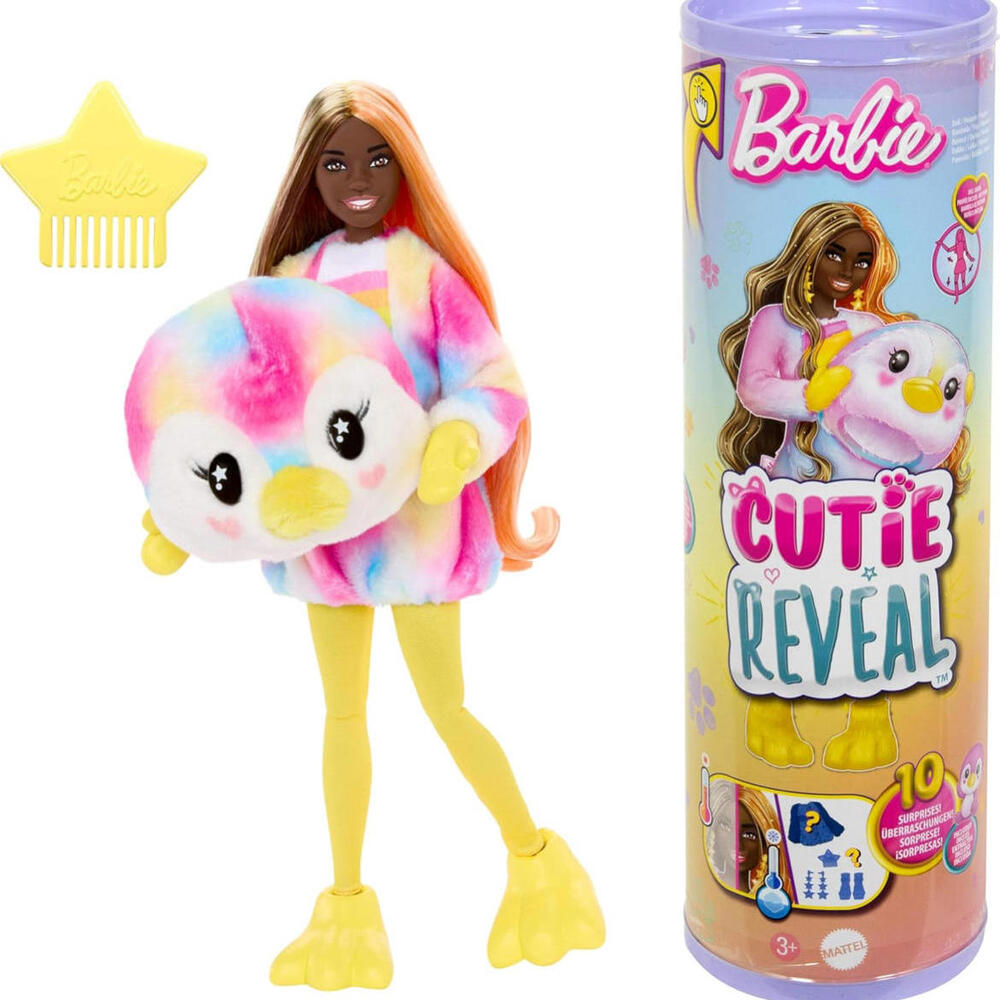 Barbie Cutie Reveal Doll with Pet - Colorful Transformation Fun